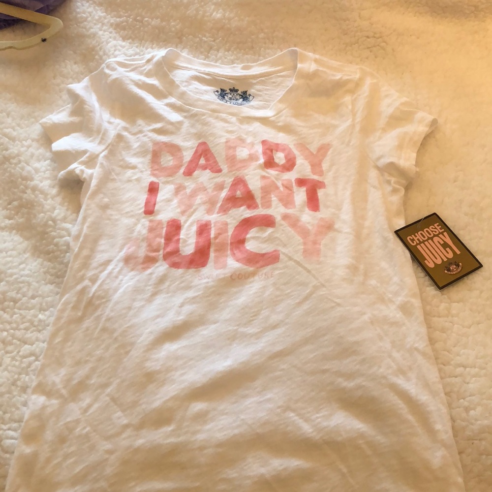 Juicy couture girls kids T-shirt size 10 new